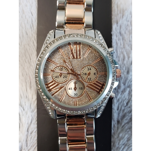 New York & Company Accessories - NWT New York& Company  Rose Gold Watch